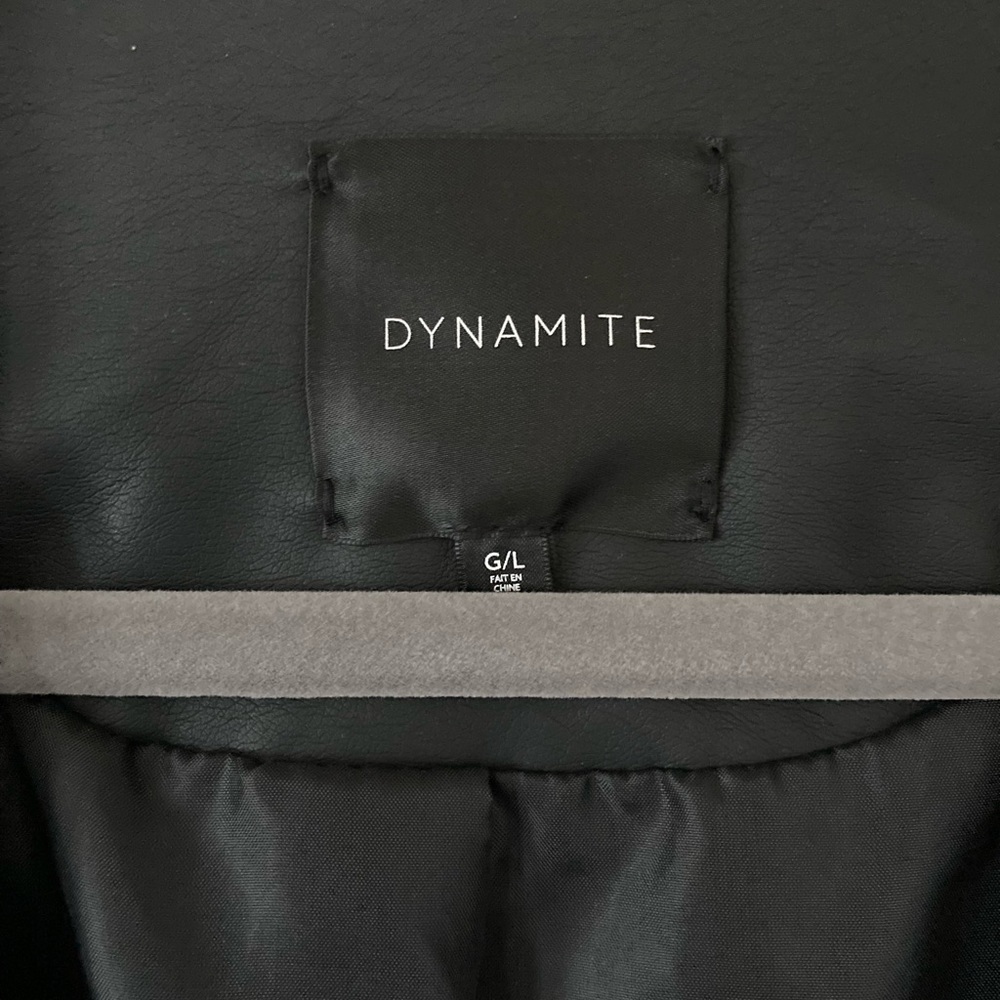 Dynamite leather jacket, never worn